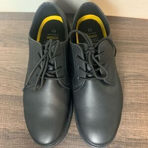 Perry Ellis Mens Steel Toe Shoes, Size W12